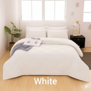 5pcs beautiful plain comforter