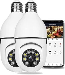 Wi-Fi light bulb security camera