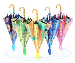 Umbrellas with various colorful