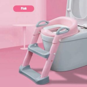 Potty training seat with a step stool ladder