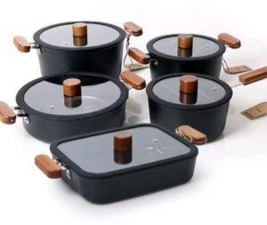 10-piece non-stick cookware set