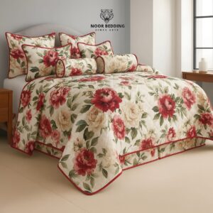 Beautiful 5-Piece Quilt Set