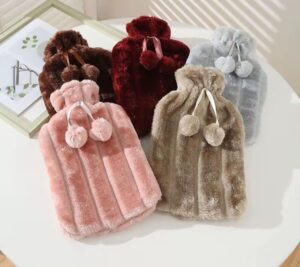 Natural rubber hot water bag