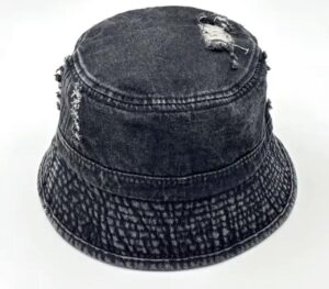 Denim bucket hat