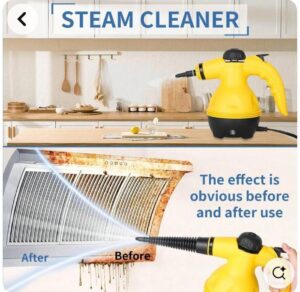 Handheld steam cleaner