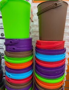 Plastic buckets